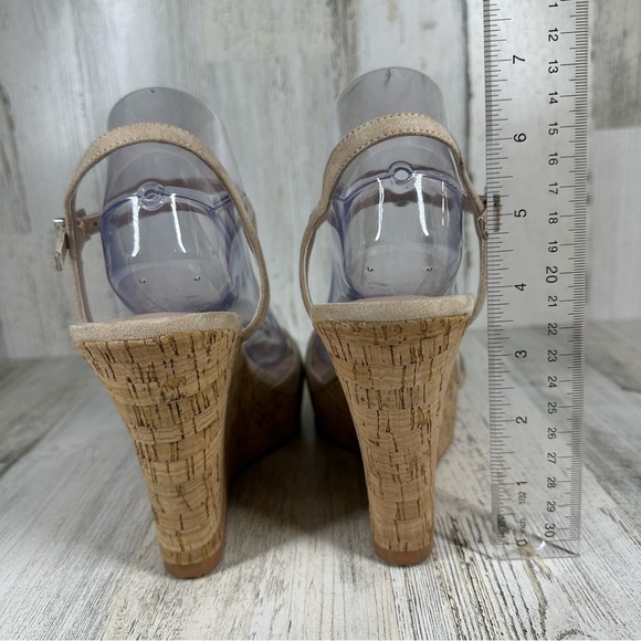 New Charles By Charles David Lambert Women's Cork Wedge #44 - Picture 4 of 7